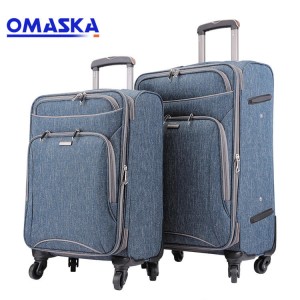 TSA Lock 3pcs unisex Nylon business Custom suitcase Travel Bags Luggage set