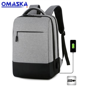 2020 Canton Fair men's anti-theft USB charging 15.6 laptop backpack waterproof school backpack