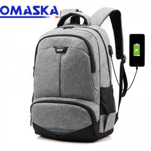 ປີ 2020 Canton Fair ຂາຍຍົກຖົງເປ້ USB backpack bag school bag travel backpack
