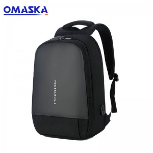 मीनैली 2019 स्मार्ट यूएसबी चार्ज पोर्ट नायलॉन कस्टम लैपटॉप बैकपैक बैग