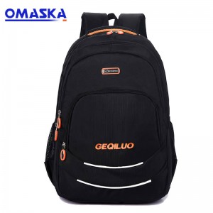 ໂຮງງານຜະລິດກະເປົ໋າເປ້ເພື່ອນຮ່ວມງານ OMASKA ຕໍ່າ MOQ custom wholesale ແຂ່ງຂັນນັກຮຽນ backpack laptop laptop
