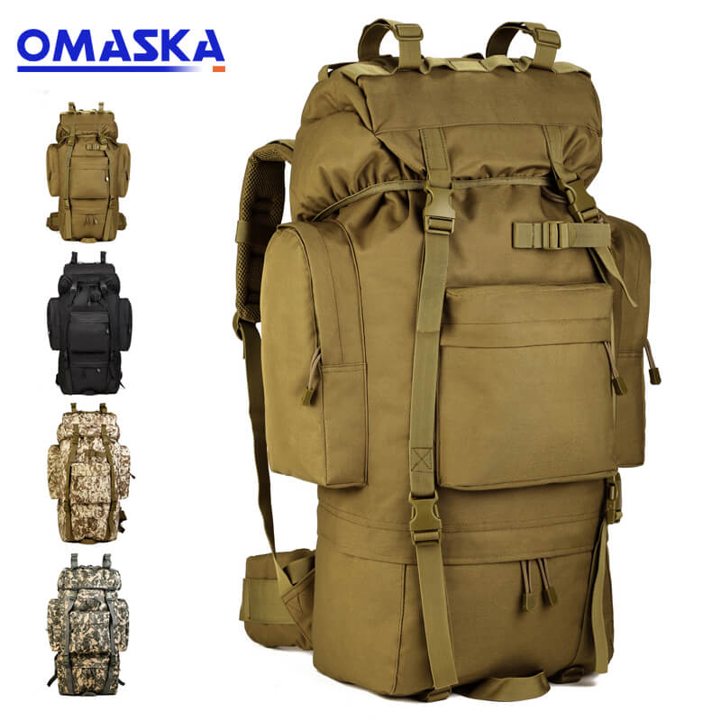 China OEM Backpack Bag With Usb Charge - 65 liters outdoor tactical backpack waterproof mountaineering bag travel travel shoulder bag luggage big rucksack belt shoe warehouse – Omaska