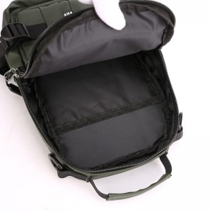 ओमास्का चीन स्लिंग बैग आपूर्तिकर्ता HS1100-11 कस्टमाइज़ लोगो OEM थोक USB चार्जिंग पुरुषों का स्लिंग बैग