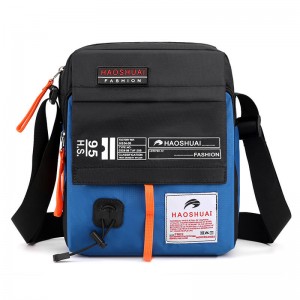 OMASKA કસ્ટમાઇઝ લોગો OEM ODM HS206 ચાઇના ફેક્ટરી હોલસેલ સરસ ગુણવત્તાવાળી વોટરપ્રૂફ મેન્સ સ્લિંગ બેગ