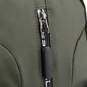 OMASKA CHINA SLING ჩანთა მიმწოდებელი HS1100-11 CUSTOMIZE LOGO OEM საბითუმო USB დამტენი მამაკაცის ჩანთა