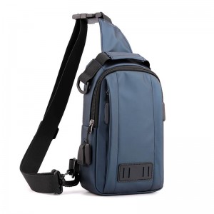 ओमास्का स्पोर्ट्स मैसेंजर बैग फैक्ट्री HS1100-22 कस्टमाइज़ लोगो थोक अच्छी गुणवत्ता वाला यूएसबी चार्जिंग मैसेंजर बैग क्रॉसबॉडी