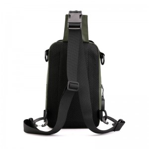 ओमास्का स्पोर्ट्स मैसेंजर बैग फैक्ट्री HS1100-22 कस्टमाइज़ लोगो थोक अच्छी गुणवत्ता वाला यूएसबी चार्जिंग मैसेंजर बैग क्रॉसबॉडी