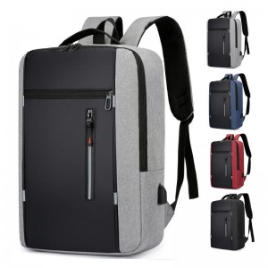 Mężczyźni College Anti Theft Wodoodporny podróżny Luksusowy plecak USB Plecak na laptopa