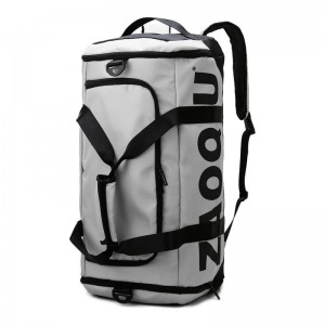 OMASKA 380 Lowest Moq Gym bag Custom High Quality Waterproof Durable Polyester Sports Travel Bag With Shoe Compartment