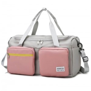 ओमास्का 398# नया फैशन थोक बड़ी क्षमता वाला जिम बैग जूते के डिब्बे के साथ