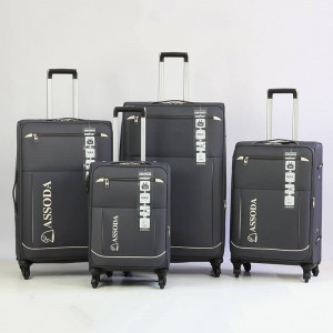 ໂຮງງານຜະລິດກະເປົາ OMASKA 9016# OEM ODM Custom LOGO 4PCS SET Custom LUGGAGE Bagages