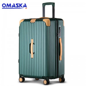 OMASKA 2020 လုပ်ငန်းသုံး ခရီးသွားကိစ္စရပ်အသစ် 20 လက်မ 24 လက်မ Abs/Pc ခရီးဆောင်အိတ်စက်ရုံများ