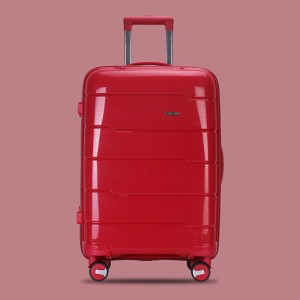 PP LUGGAGE BAIGOU FACTORY 882# 3PCS SET 20 24 28 28 INCH DOUBLE KEEEL MATCHING COLOR Trolley