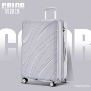 पीपी सामान Baigou फैक्टरी प्रतिस्पर्धी मूल्य डबल व्हील मिलान रंग अच्छी गुणवत्ता पीपी सूटकेस