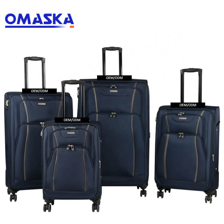 OEM/ODM फ़ैक्टरी 4 व्हील वाटरप्रूफ ऑक्सफ़ोर्ड बैग - ट्रॉली सूटकेस OMASKA 7080B 20 24 28 32 इंच 4 PCS सेट स्पिनर व्हील कस्टम लोगो - Omaska