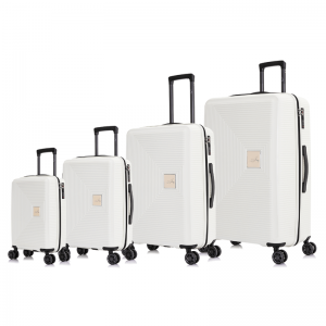 4PCS SET PP Luggage China Factory ຂາຍສົ່ງ ລໍ້ຄູ່ ຄຸນນະພາບດີ PP SuitCASE