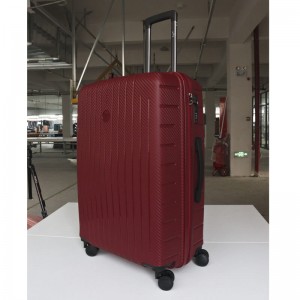 PP Luggage 3PCS SET 22 26 30 INCH DOUBLE WHEEL ZIPPER Matching China Factory Nice PP Luggage Set