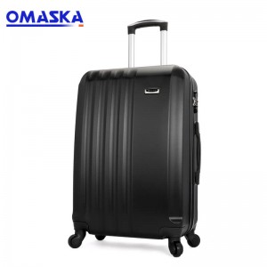 Omaska brand 3 pcs set wholesale OEM production abs luggage sets