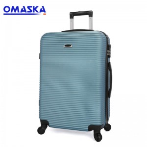 Omaska ​​အမှတ်တံဆိပ် 3pcs အရည်အသွေးမြင့် ယှဉ်ပြိုင်နိုင်သော ခရီးဆောင်အိတ် abs တွန်းလှည်း ခရီးဆောင်အိတ်များ တပ်ဆင်ထားသည်။