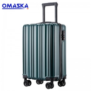 2020 OMASKA लगेज बैग फैक्ट्री नया मॉडल 20″ प्रमोशनल उपहार एब्स/पीसी लगेज सप्लायर