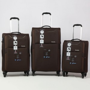 3PCS ກໍານົດ spinner wheel nylon custom mala de viagem