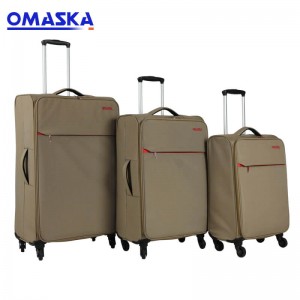 Zestaw 3 sztuk marki Omaska ​​20″ 1,9 kg 24″ 2,2 kg 28″ 2,4 kg super lekka walizka bagażowa