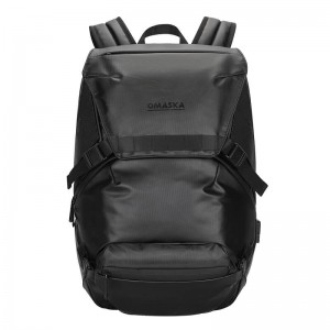 Kitapom-pianarana ambongadiny Logo Custom Maharitra Business Travel Oxford School Bag Laptop Backpack miaraka amin'ny USB