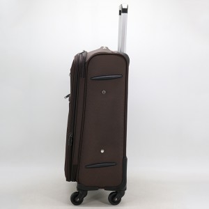 6 sekely 18” 20″ 22” 25″ 28” 30″ kitapo fitsangatsanganana trolley entana vita amin'ny valizy hoditra