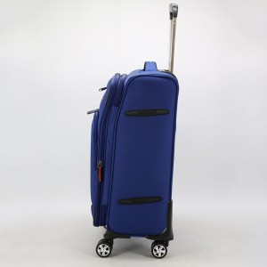 3 પીસી સેટ કસ્ટમાઇઝ લોગો નાયલોન TSA લોક સ્પિનર ​​વ્હીલ એલ્યુમિનિયમ ટ્રોલી લગેજ ટ્રોલી બેગ મુસાફરી