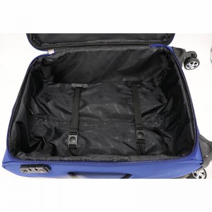 3 पीसी सेट अनुकूलित लोगो नायलॉन टीएसए लॉक स्पिनर व्हील एल्यूमीनियम ट्रॉली सामान ट्रॉली बैग यात्रा