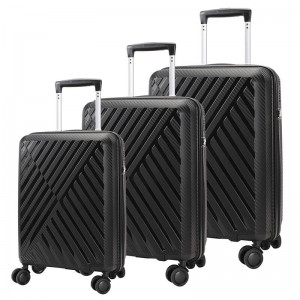 PP luggage Men Traveling 3 PCS Set 20 24 28 Inch Custom Trolley Bags
