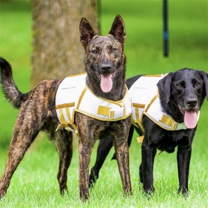 Dog Anxiety Vest Thundershirt na may Warming at Cooling Packs