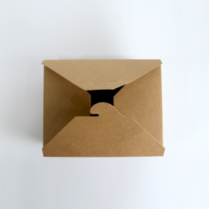 पेपर टेकआउट बॉक्स लंच बॉक्स फूड कंटेनर डिस्पोजेबल क्राफ्ट पेपर बॉक्स |टुबो