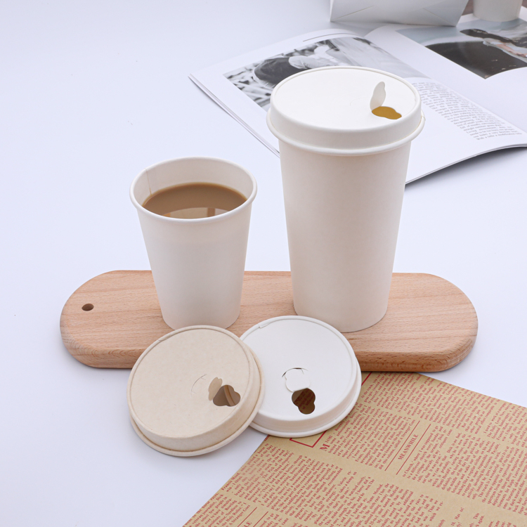 Екологични хартиени чаши за кафе Биоразградими чаши с печат по поръчка |Представено изображение на Tuobo
