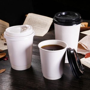 श्वेत पत्र कॉफी कप थोक एवं कस्टम |तुओबो