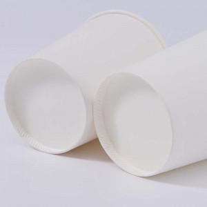 Печатени хартиени чаши за кафе со капак – Фабрика на големо |Tuobo