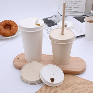 Biologiskt nedbrytbara kaffekoppar av papper Custom |Tuobo