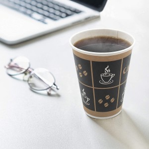 कस्टम मुद्रित पेपर कॉफी कप - निःशुल्क नमूना |तुओबो