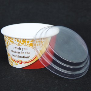 Персонализирано лого Хартиени чаши за сладолед Брандирани персонализирани печатни чаши |Туобо