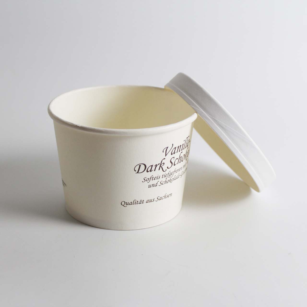 Экологичные чашки для мороженого с напечатанным на заказ перерабатываемым материалом |Туобо