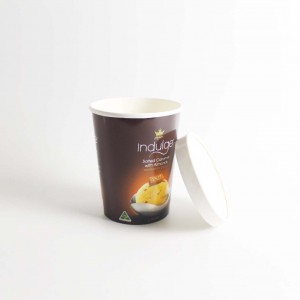 मुद्रित आइसक्रीम कप पेपर कप कस्टम मुद्रित डिजाइन |तुओबो