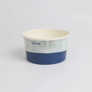 4 oz Paper Ice Cream Cups na may Mga Takip – Custom na Pabrika |Tuobo