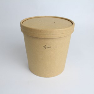 Brown Paper Ice Cream Cups លក់ដុំ |ទូបូ