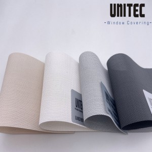 Wholesale Dealers of Sunscreen Blinds Fabric Shop -
 Mexico 3% white color sunscreen roller blinds fabric for interiors URS101 – UNITEC