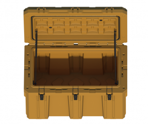 Caixa de ferramentas robusta de molde de moldagem rotacional para armazenamento de kit de ferramentas ao ar livre Capacidade de fornecimento