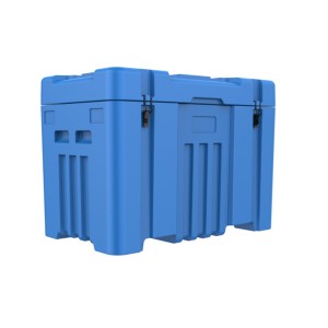 240L lieljaudas lielas ietilpības LLDPE izturīga loģistika Rotomolded izolēta sausā ledus dzesētāja uzglabāšanas kaste sausā ledus nosūtīšanai