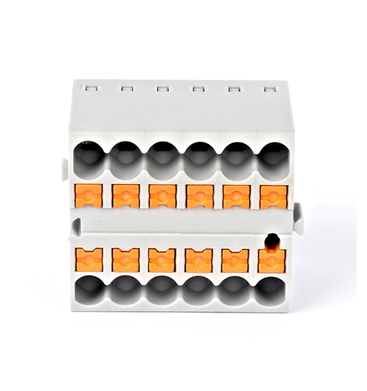 JUT15-12X2.5-P sorozat (in-line link, áramelosztó blokk, sorkapocs, áramelosztó doboz)