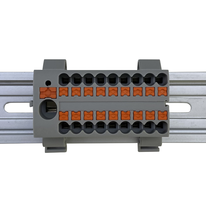 JUT15-6-18X2.5-F（Електричні з’єднувачі, клеми PTFIX для монтажу на панелі розподілу електроенергії на дин-рейку）
