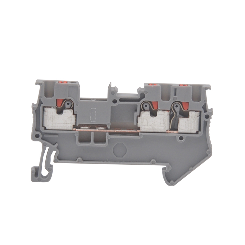 UPT-2.5/1-2 wire to wire Crimp Connectors feed- through Push-in connection spring terminal terminal block