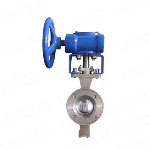 Segmentni krogelni ventil, krogelni ventil segmentnega rezina, krogelni ventil tipa V